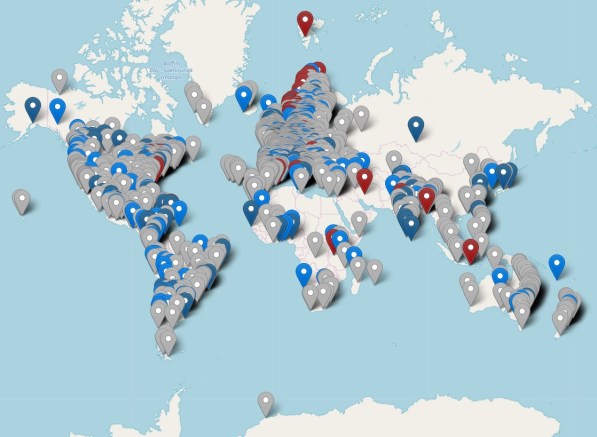 Карта протестов 15 марта